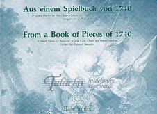 From a Book of Pieces of 1740